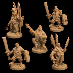 Swamp Orcs by Dragon Trappers Lodge - Myconids