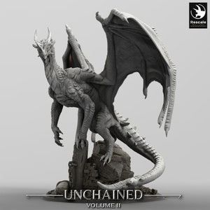 Dragon Xeldranth by Rescale Miniatures | Unchained 2| D&D | Dungeons Dragons | Pathfinder | Wargaming | TTRPG | RPG