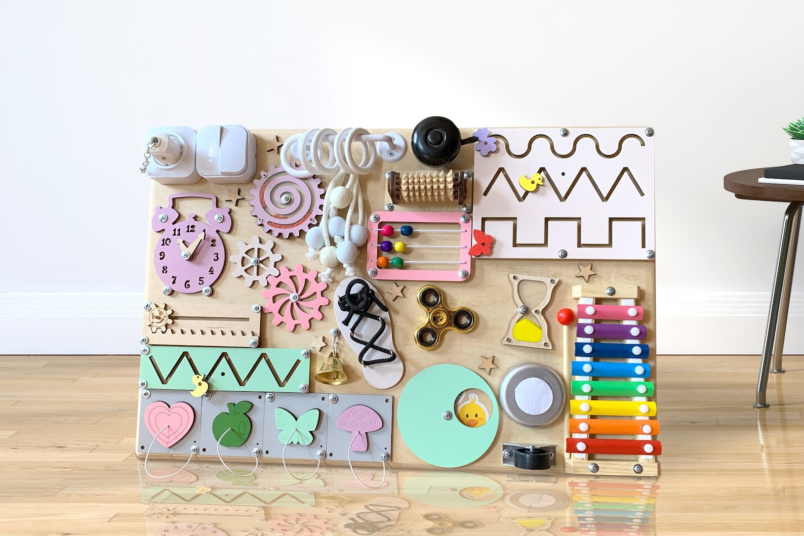 Montessori Busy Board 2 Year Old for Toddler Busy Board Wooden Etsy