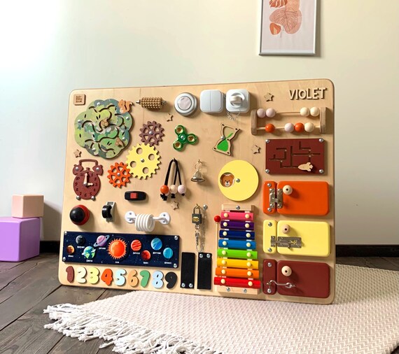 Personalized Busy Board First Birthday Girl and Boy Etsy