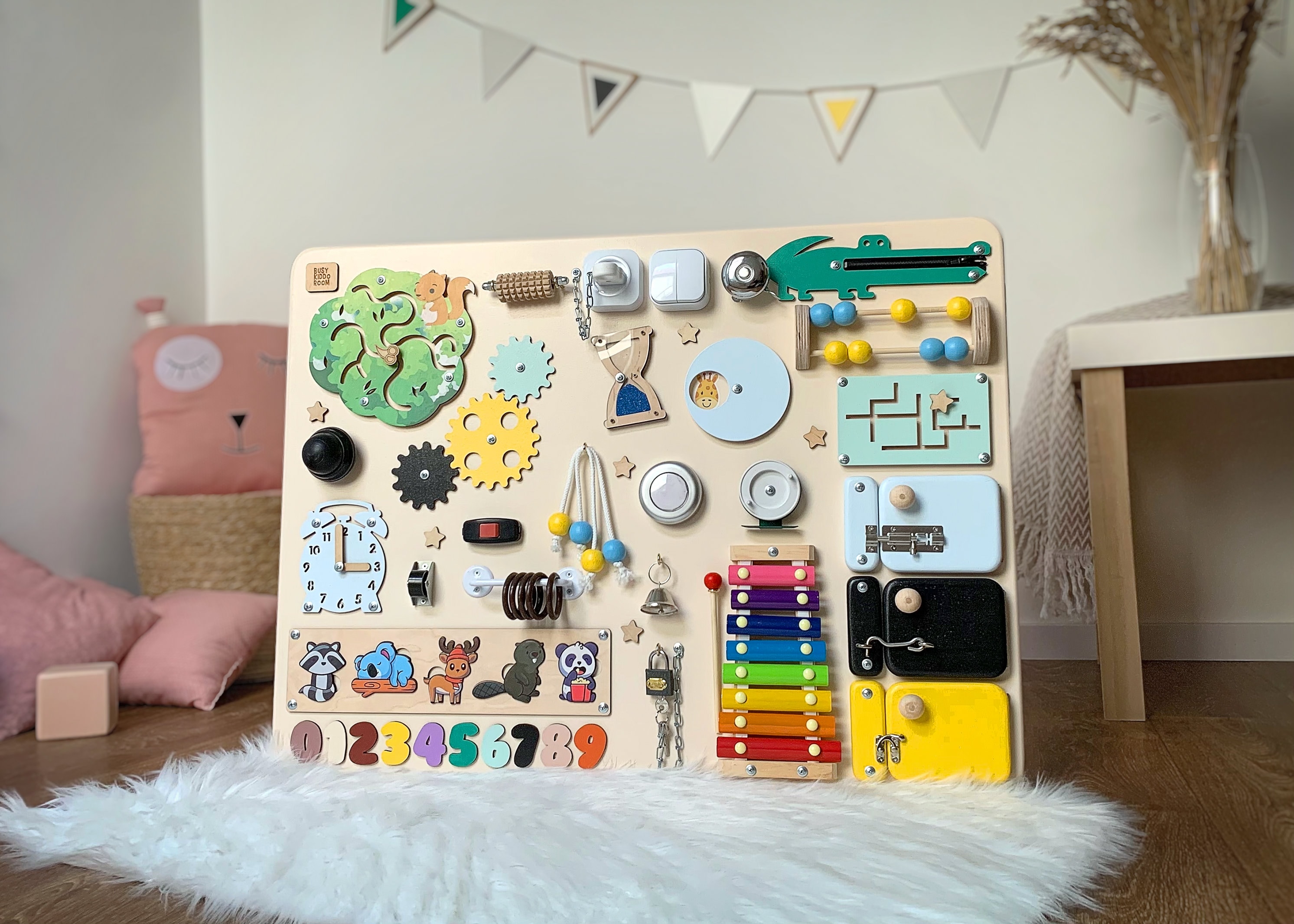 Montessori Busy Board 2 Years Old Toddler Wooden Motor Etsy — free download