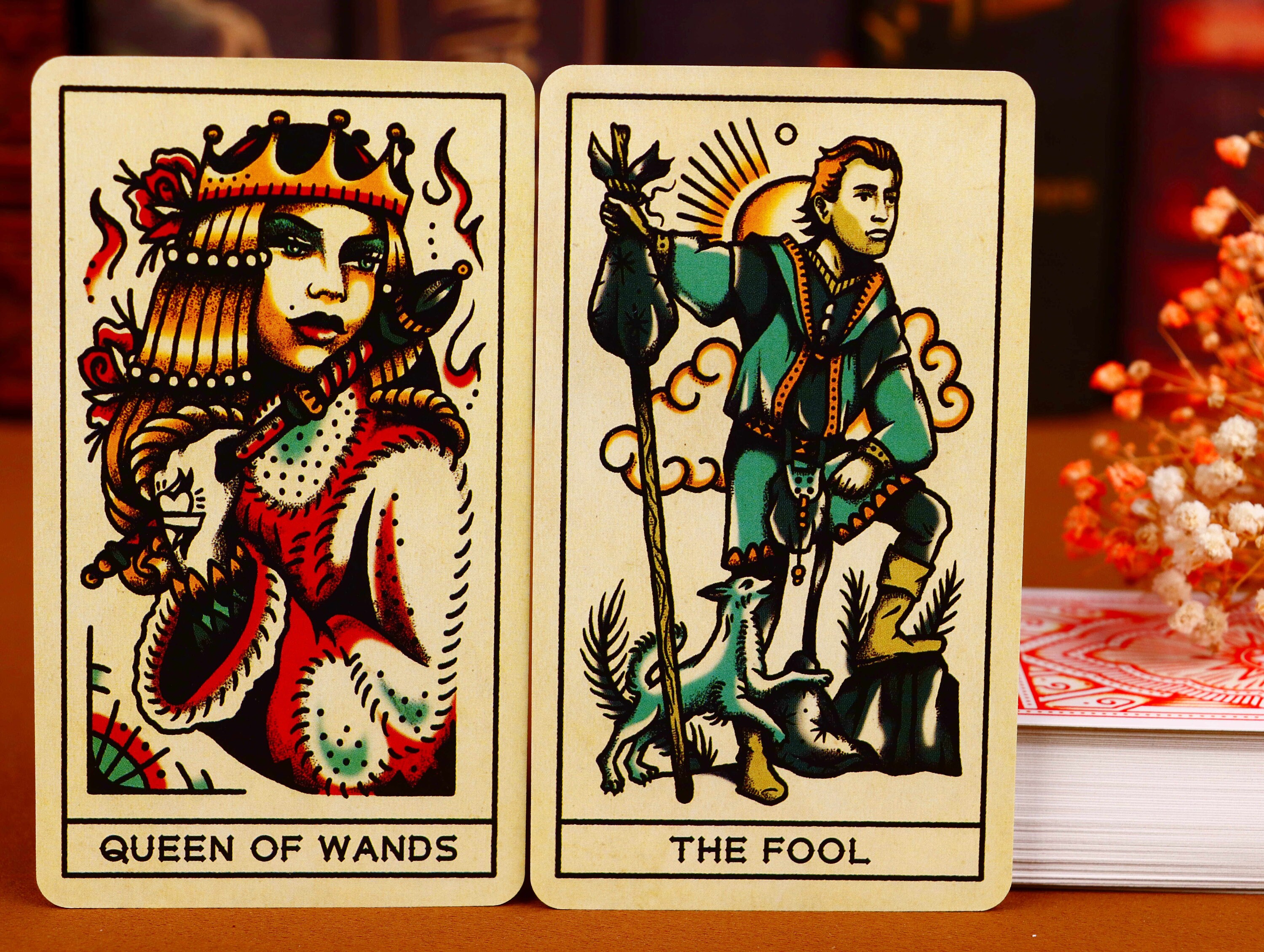 TATTOO Tarot Full Beginners Tarot Deck With Guidebook Etsy