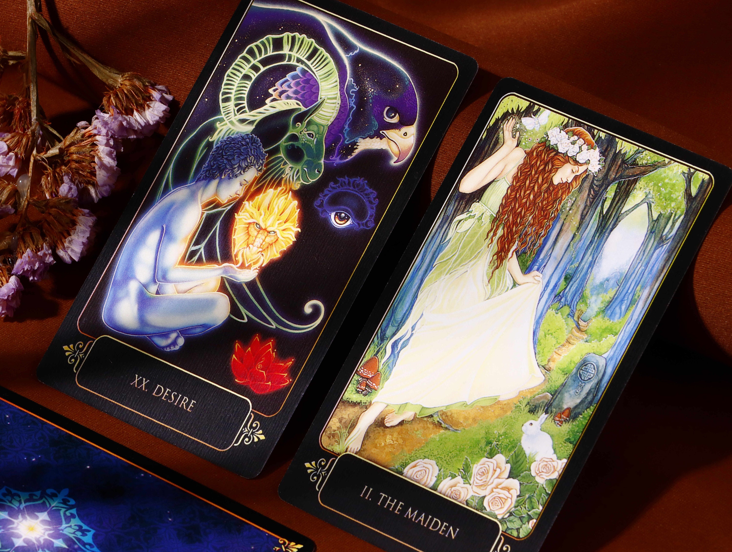 Dreams of Gaia Tarot Cute tarot card deck 78 cards /Beginner Etsy