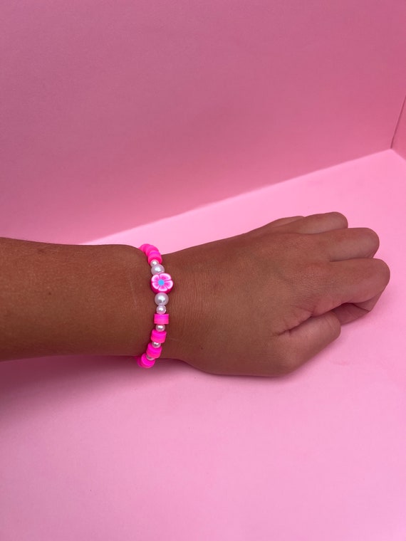 Bangles & Bracelets | Glossy Beads Bracelet Baby Pink 💕😍 colour | Freeup