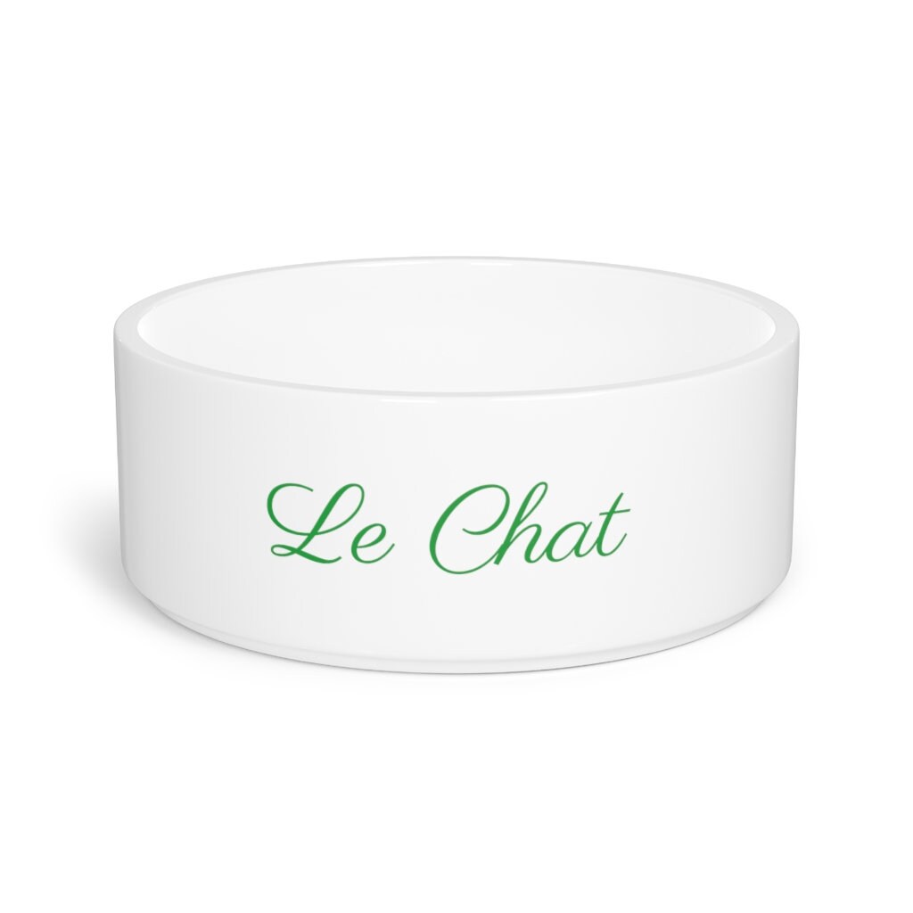 Le Chat Bowl, Bol de Nourriture Pour Chat, Animaux Compagnie, en Céramique, Cadeau Idée Cadeau