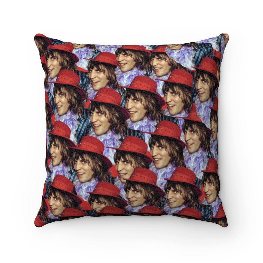 L'oreiller Personnalisé Groovy Baby Face Faux Daim, Idée Cadeau, Saint-Valentin, Cadeau d'anniversai