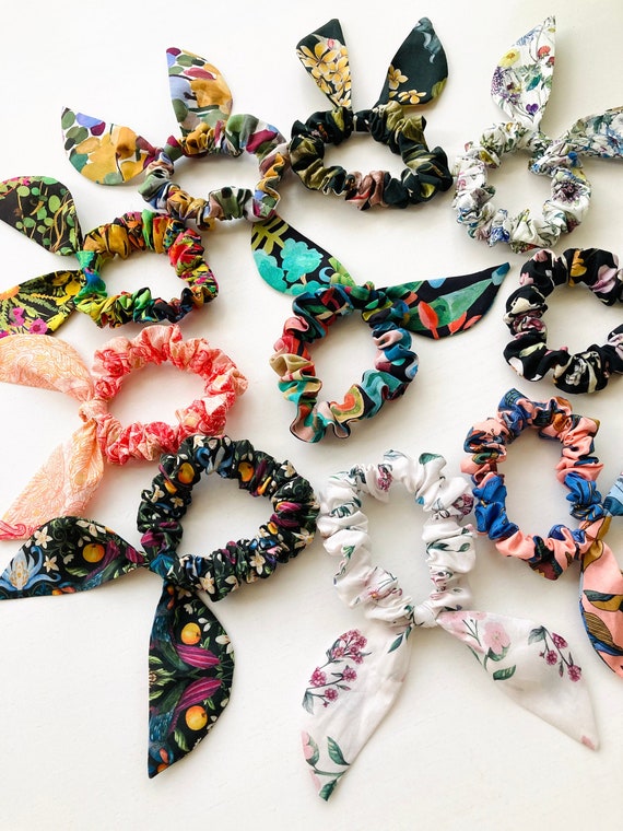 Bunny Scrunchie Skinny Scrunchie Ruffled Hair Tie Hair - Etsy Bunny Scrunchie Skinny Scrunchie Ruffled Hair Tie Hair - Etsy
