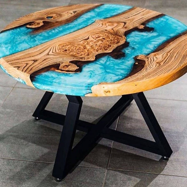 The 5 Best Blue Epoxy Resin Table Top Reviews of All Time 4 Blue Epoxy Resin Table Tops