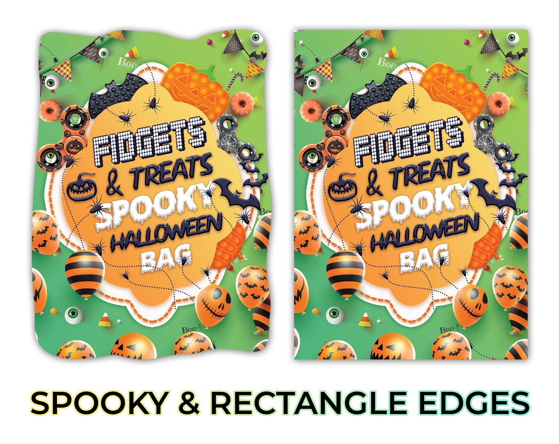 Fidgets and Treats Spooky Halloween Goody Bag Custom Fidget | Etsy