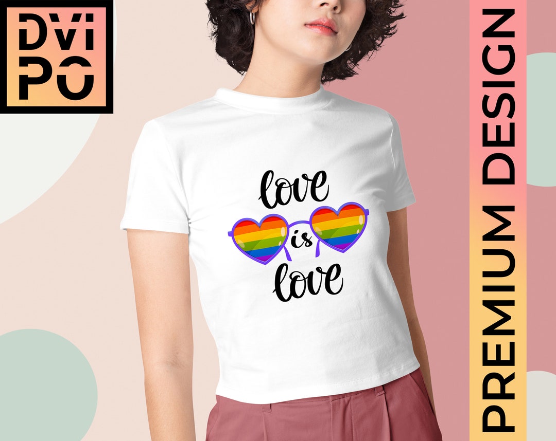 Love is Love SVG PNG Files, LGBTQ Pride Day Designs (digital File) - Etsy