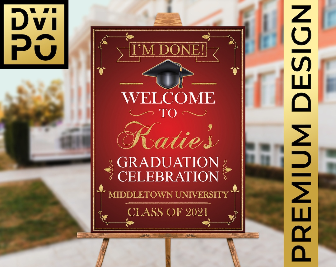 Ya terminé el cartel de la fiesta de graduación, felicidades a los