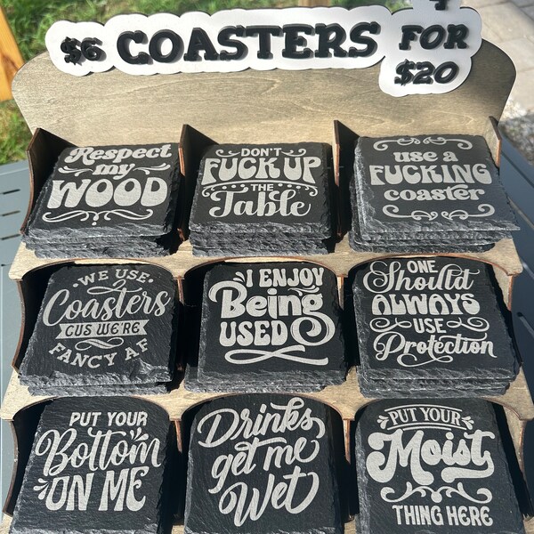 Funny Coasters - Etsy UK