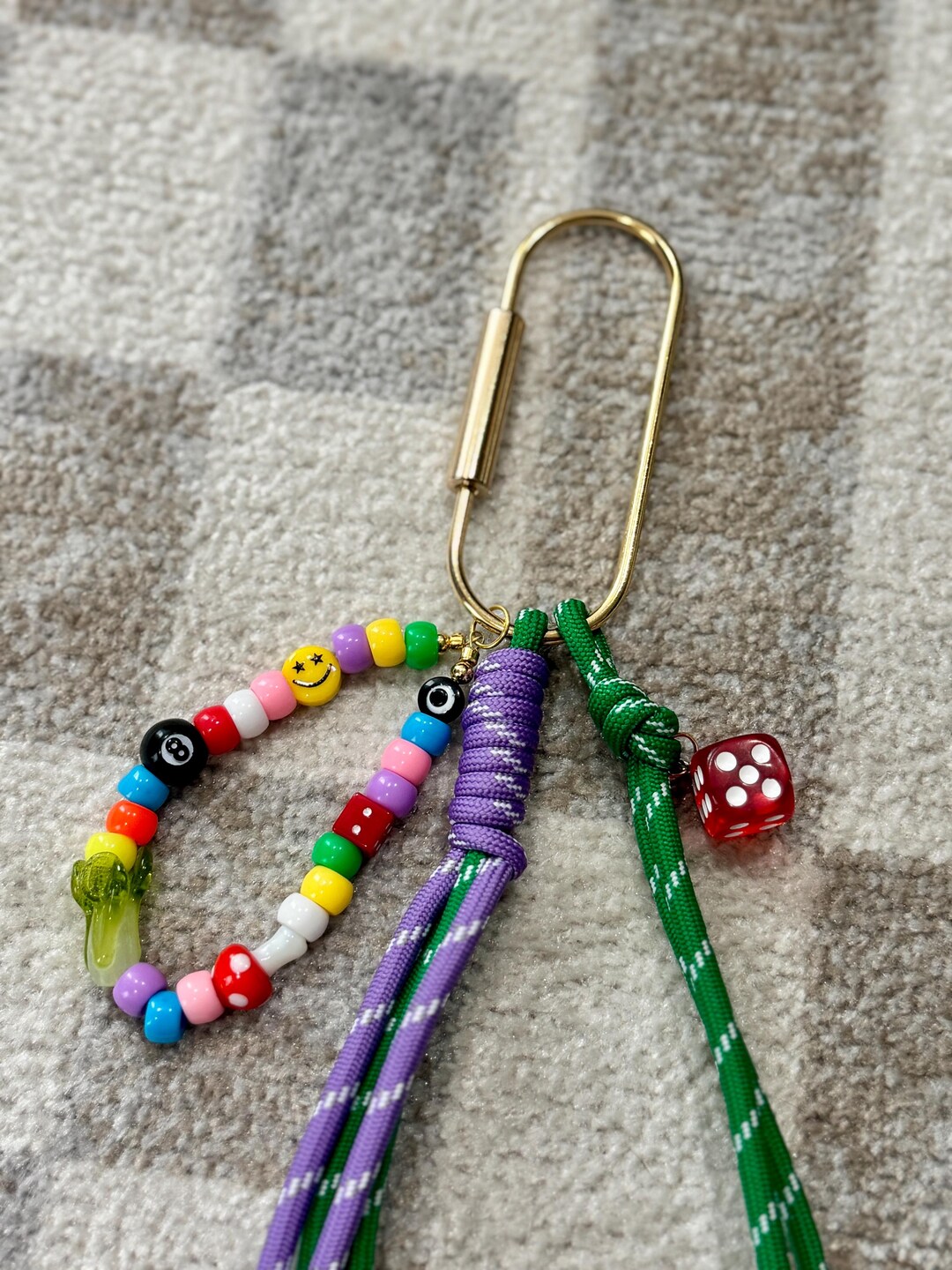 Keychain Y2k Rope Colorful Rope Keychain | Bag Charms, Y2k Rope Tassel | Handbag ...