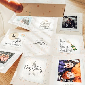 Explosionsbox Ease Apriko Personalisiertes Geschenk für Sie Ihn  | Vatertag Hochzeit Abschied Geburtstag Beste Freundin Jahrestag Freund