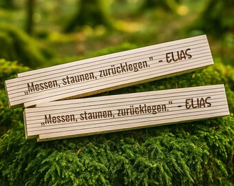 Personalized folding ruler with engraving – funny gift for men, Father's Day gift for dad, handyman tool, gift for men, DIY decoration