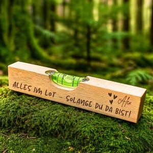 Personalized wedding gift, wedding present, spirit level house blessing, housewarming gift, topping-out ceremony gift, housewarming gift image 4
