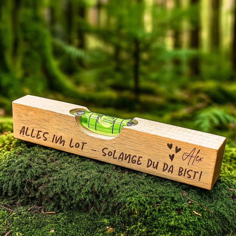 Personalized wedding gift, wedding present, spirit level house blessing, housewarming gift, topping-out ceremony gift, housewarming gift image 4