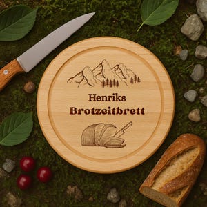 Personalized snack board, personalized breakfast board, personalized wooden board, gifts for men, cutting board for men