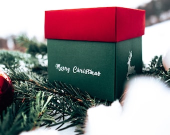 Explosionsbox - 7 Colours - The present for your dearest! - As Money present or much other occasions! - The Happy Box White