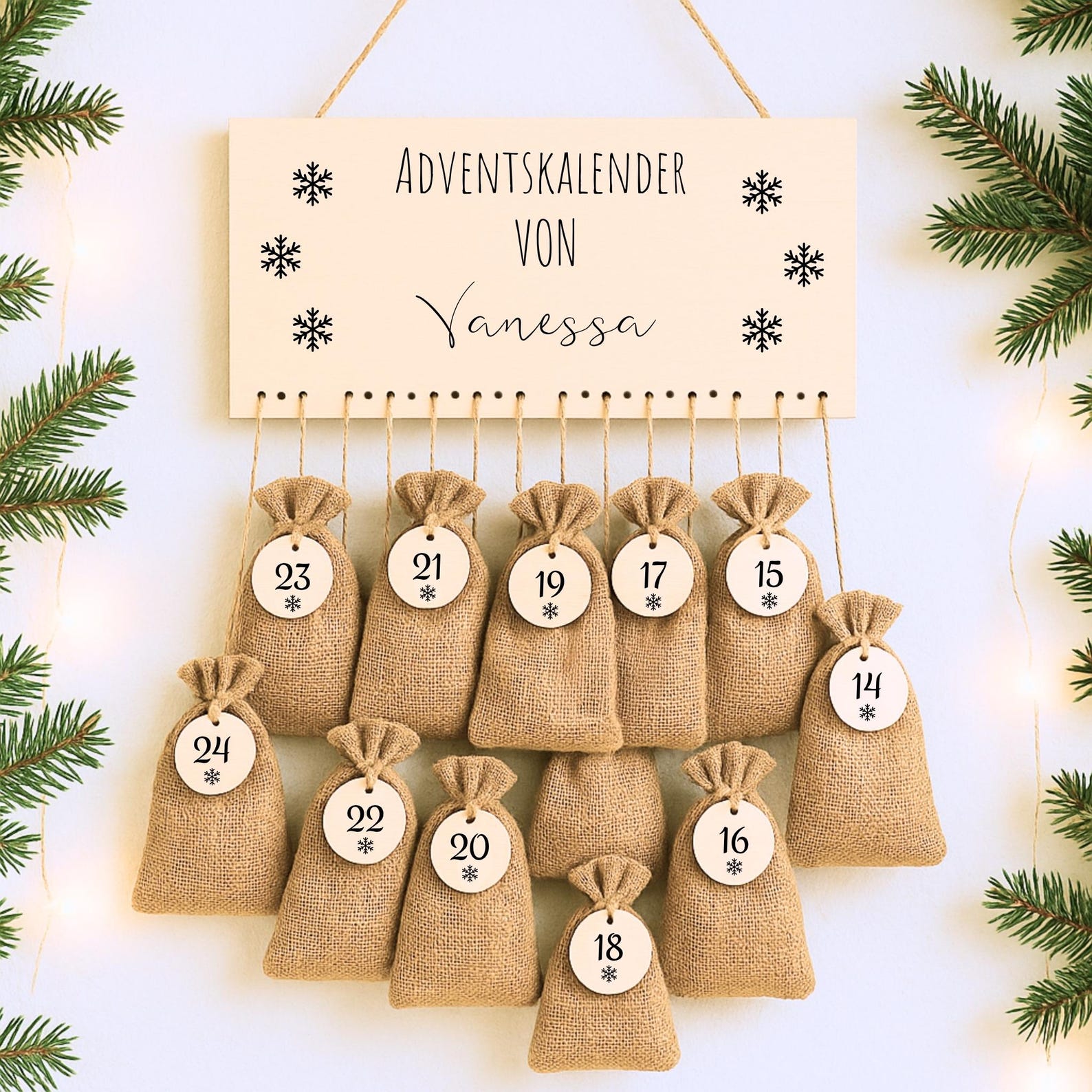 Advent calendar, Advent calendar to fill, Advent calendar for children, Advent calendar made of wood, Children's advent calendar