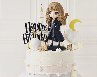 Hermione Cake Topper Etsy