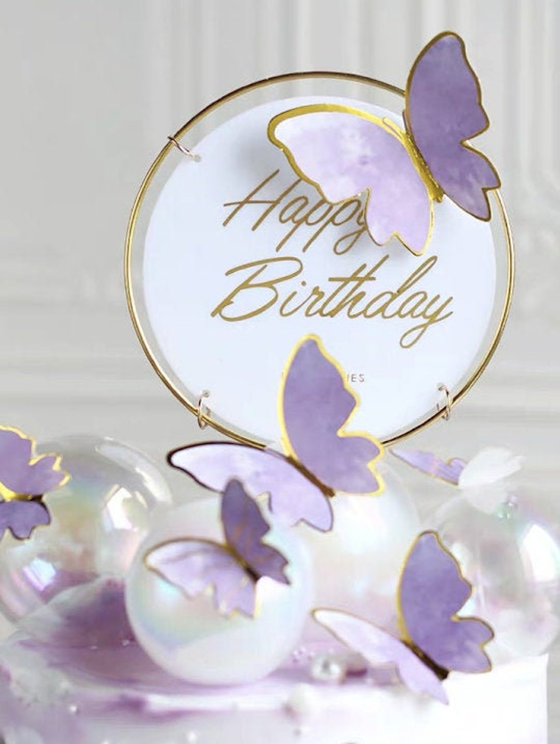 Set of 5 or 10 Butterfly Cake Topper Cake Decorating Cake Etsy