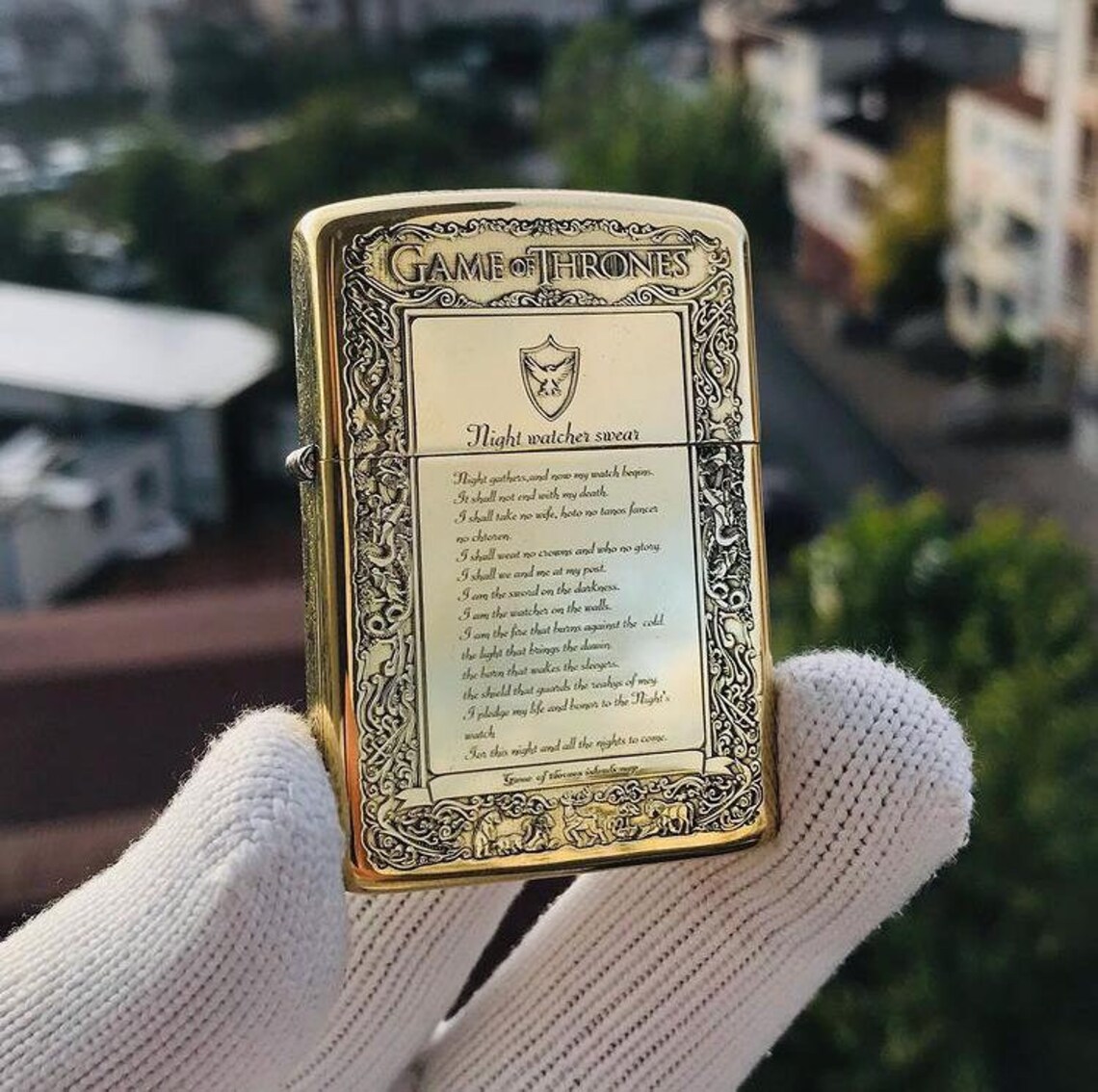 Zippo Game of Thrones Gold Zippo Lighters Limited Edition Etsy