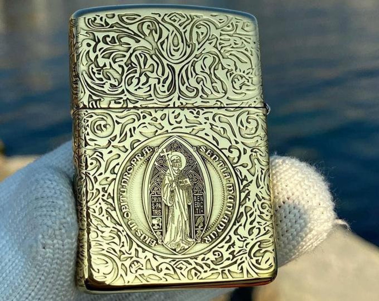 Zippo Sentia Constantine II Gold Lighter Limited Edition Etsy