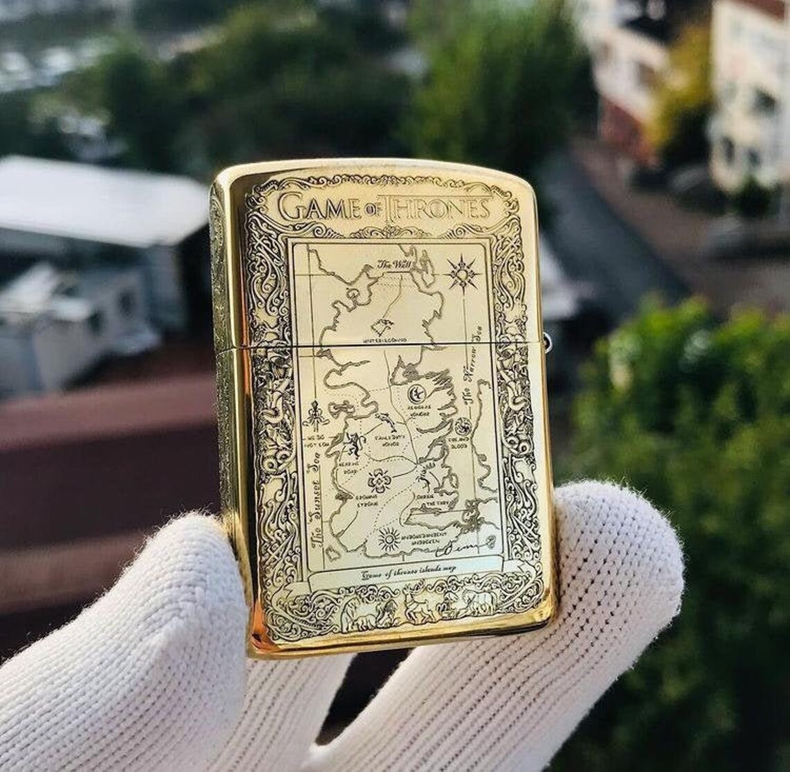 Zippo Game of Thrones Gold Zippo Lighters Limited Edition Etsy