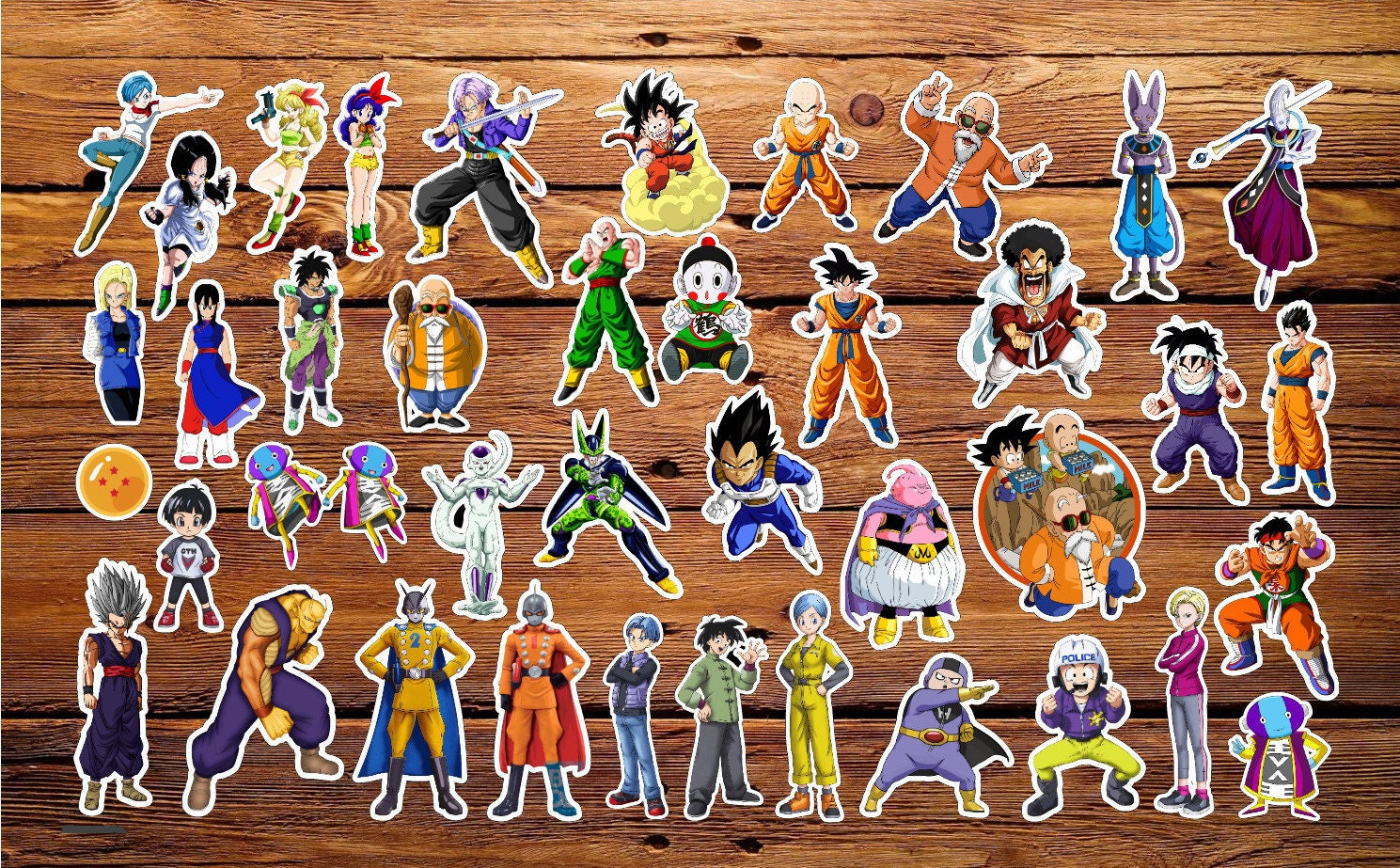 Dragon Ball Z Stickers  DBZ Super Sticker [Free Shipping]