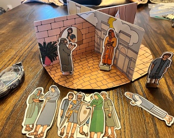 Daniel-Diorama - Activity Booklet - Lions Den - Daniels Friends - PDF download - Praying - Story telling - Living Stories
