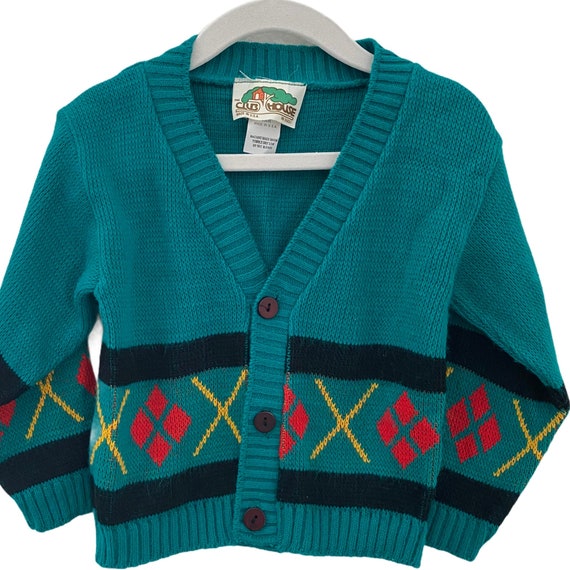 Vintage Boys Sweater, Vintage Toddler boy Clothes… - image 1