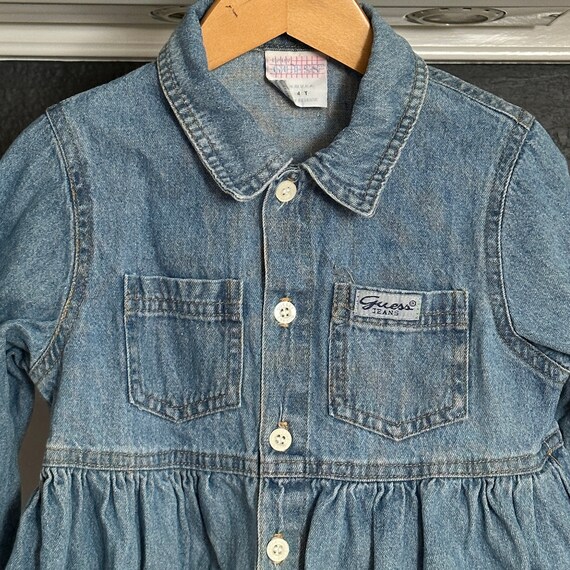 Baby Guess Denim Dress / Jumper 4T Fall Back to School Outfit - Etsy Baby Guess Denim Dress / Jumper 4T Fall Back to School Outfit - Etsy