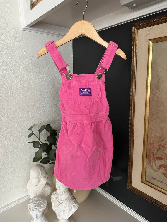Pink corduroy sale jumper dress