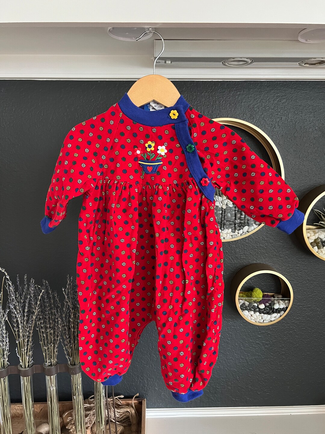 Patsy Design Vintage Patsy Aiken Designs Baby / Toddler Girls 90s Romper, Fine Waled ...