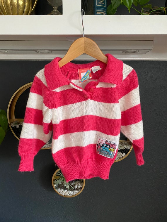 Vintage Toddler Girls Sweater by Hush Puppies,  90