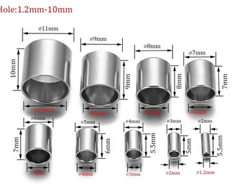 20-30 pz/lotto In Acciaio Inox Nappa Cavo di Cuoio End Crimp Caps Perline End Tip Cap Per Gioielli FAI DA TE Che Fanno accessori