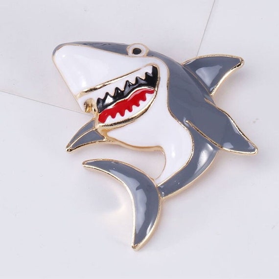 Shark brooch best sale