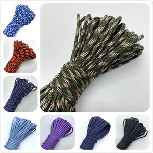 2mm Paracord Rope, Camouflage Paracord, Resistant Cord, Craft Survival  Bracelets, Make Key Holder, Choose From 6 Different Colors 