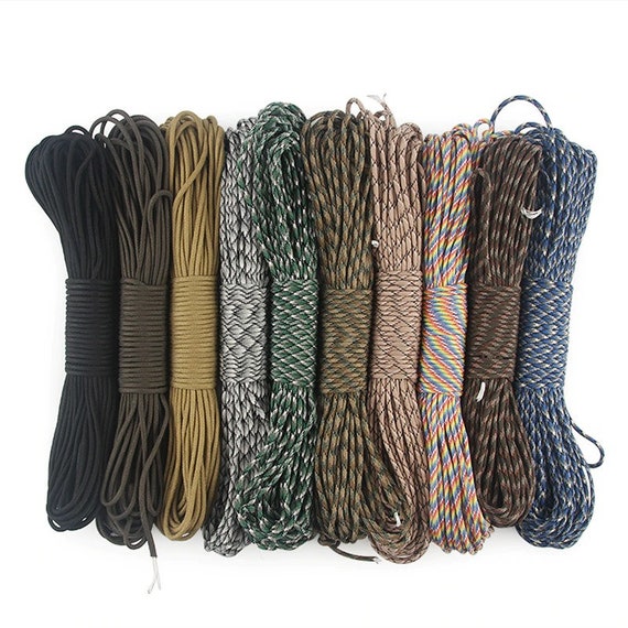 15M DIY Paracord for Knife Beads Paracord Parachute Cord Lanyard Climbing  Camping Rope 4mm Camping Handmade DIY Beads and Accessories -  Denmark