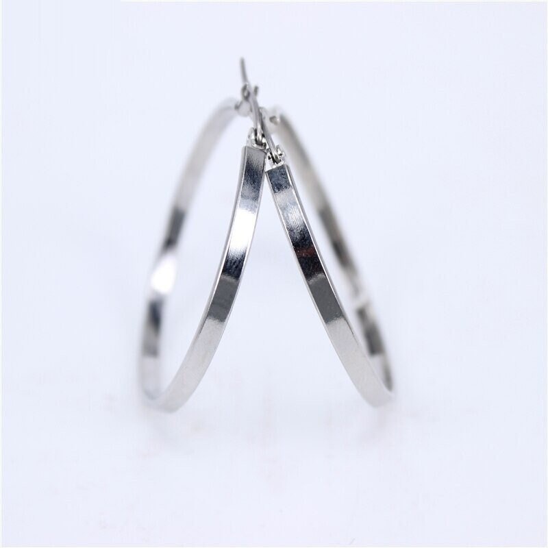 60PCS Beading Hoop Earring Finding, Round Hoop Earrings for Crafting Earring  Hoops for Jewelry Making（20mm;25mm;30mm;35mm;40mm) 
