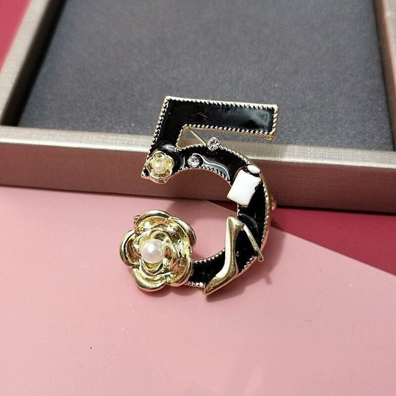 i-Remiel Korean Fabric Camellia Flower Brooch Cloth Art Bow Tie Fashion Jewelry Shirt Dress Collar Pins