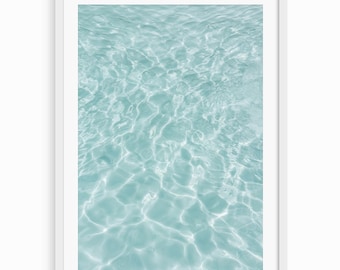 Crystal Clear Water Fine Art Print, Framed Coastal Seascape Photography