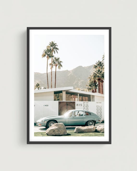 Palm Springs Vintage Car Print - Mid-Century Modern California Photography