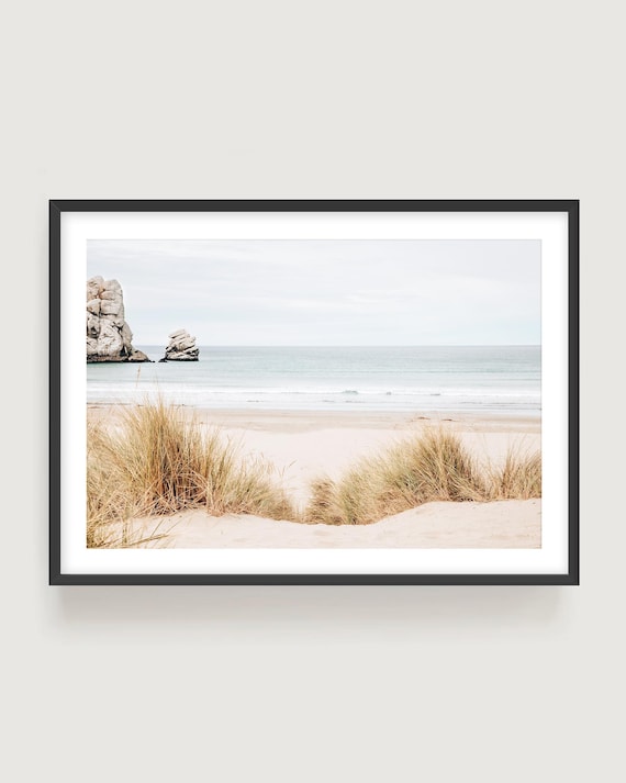 Morro Bay Beach Wall Art - Coastal Dunes Photography Print, California Coast Fine Art Print