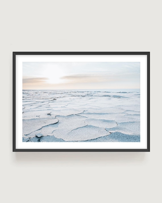 Neutral Desert Wall Art: Modern Landscape Photography, Minimalist Fine Art Print