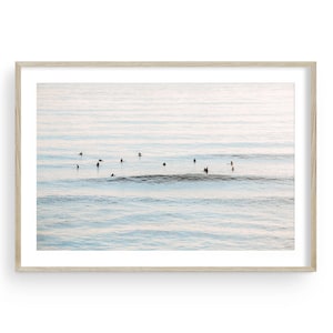 Retro Surfing Photography Print: Coastal California Ocean Art