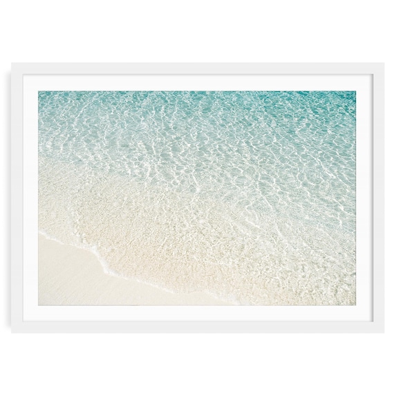 Ocean Ripples Photo Print: Minimalist Coastal Art