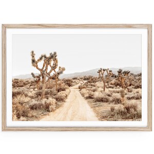 Joshua Tree Desert Print: California Landscape Photography, Minimalist Wall Art