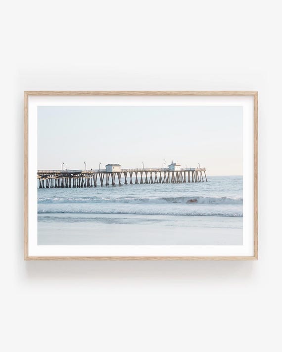 San Clemente Pier Fine Art Print: Coastal Wall Art, California Ocean Photography Decor